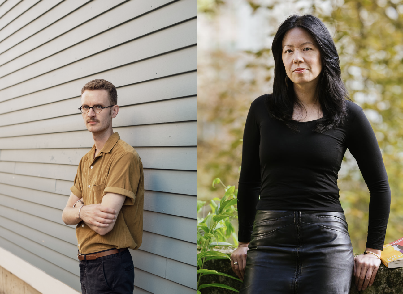 Headshots of authors Khuê and Jonas.